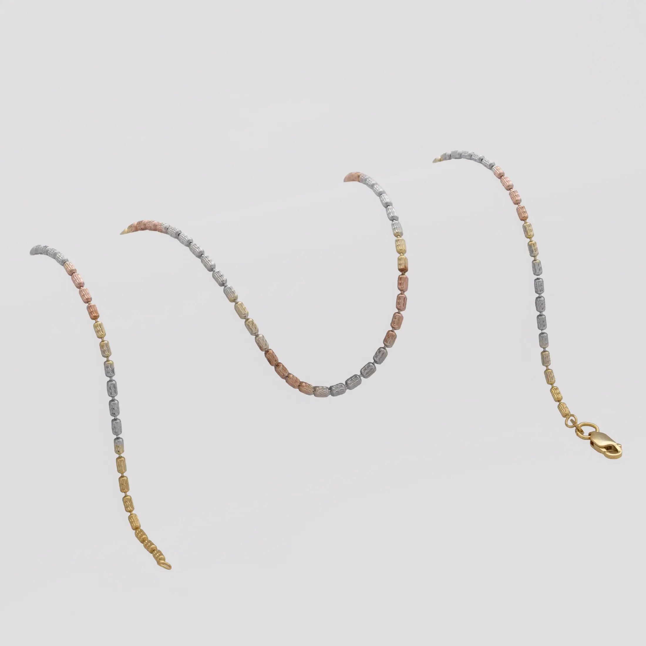 Cadena Barril Nova IT 65 cm - cadena en oro laminado 18k