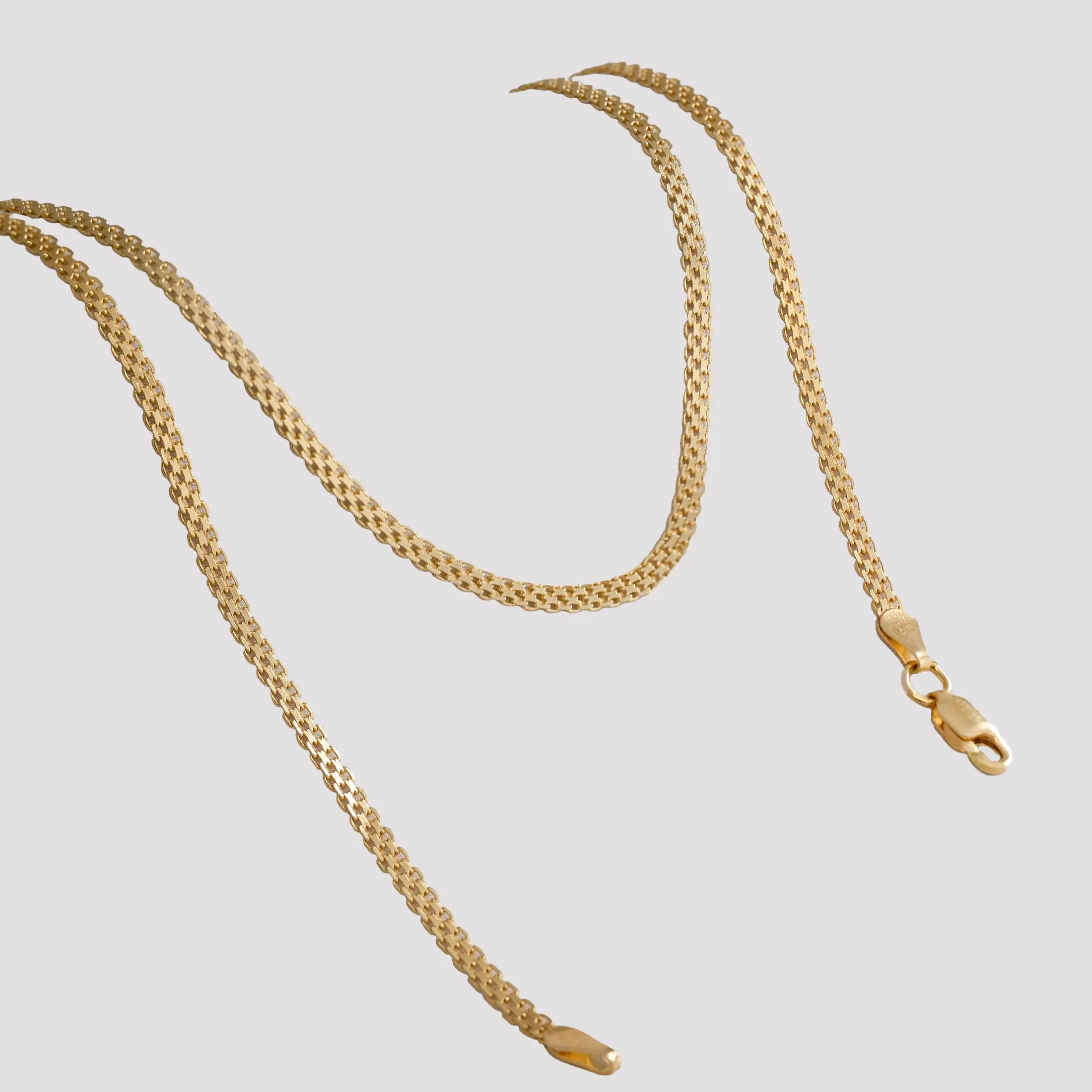 Cadena China IT 3 mm 65 cm - cadena en oro laminado 18k