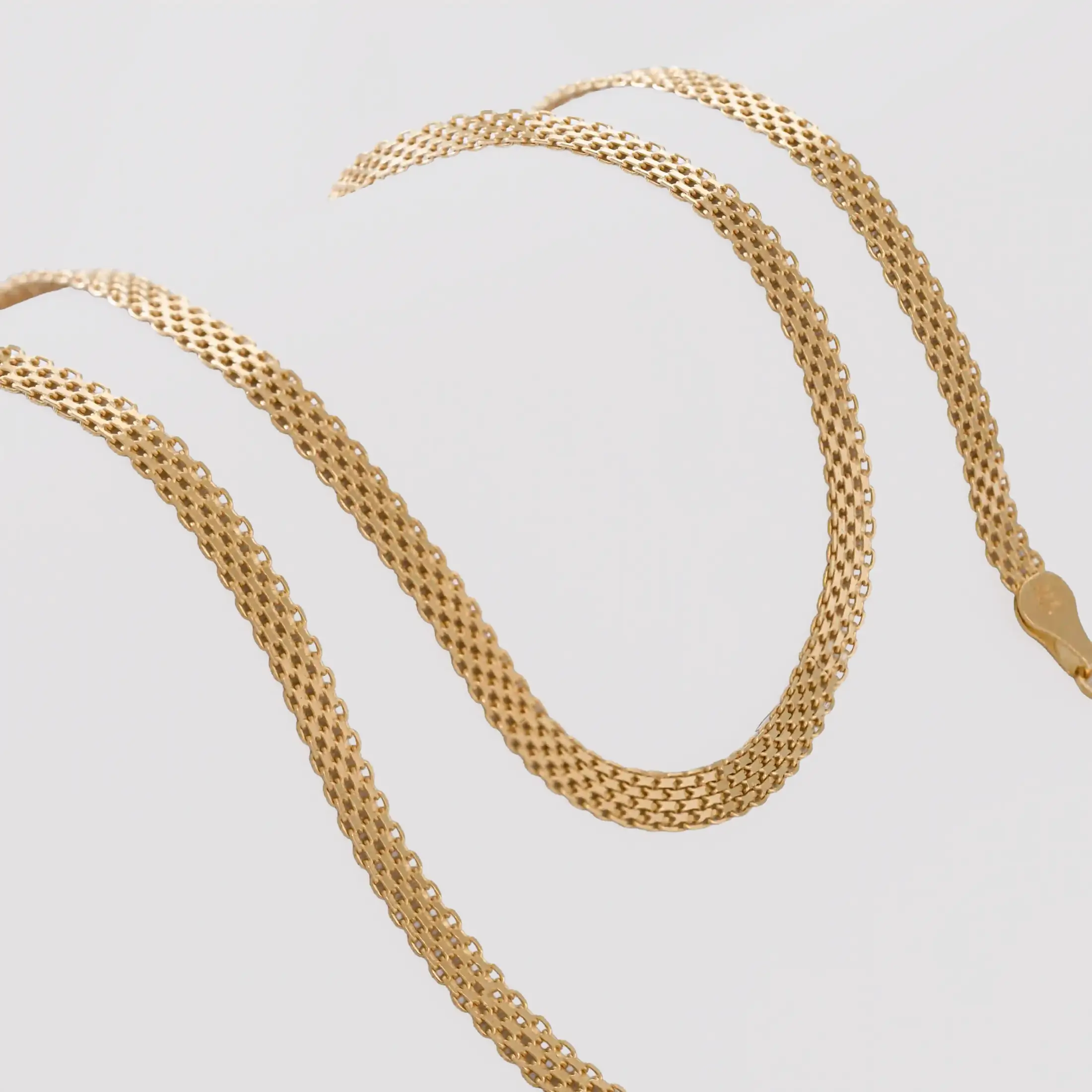 Cadena China IT 5 mm 45 cm - cadena en oro laminado 18k