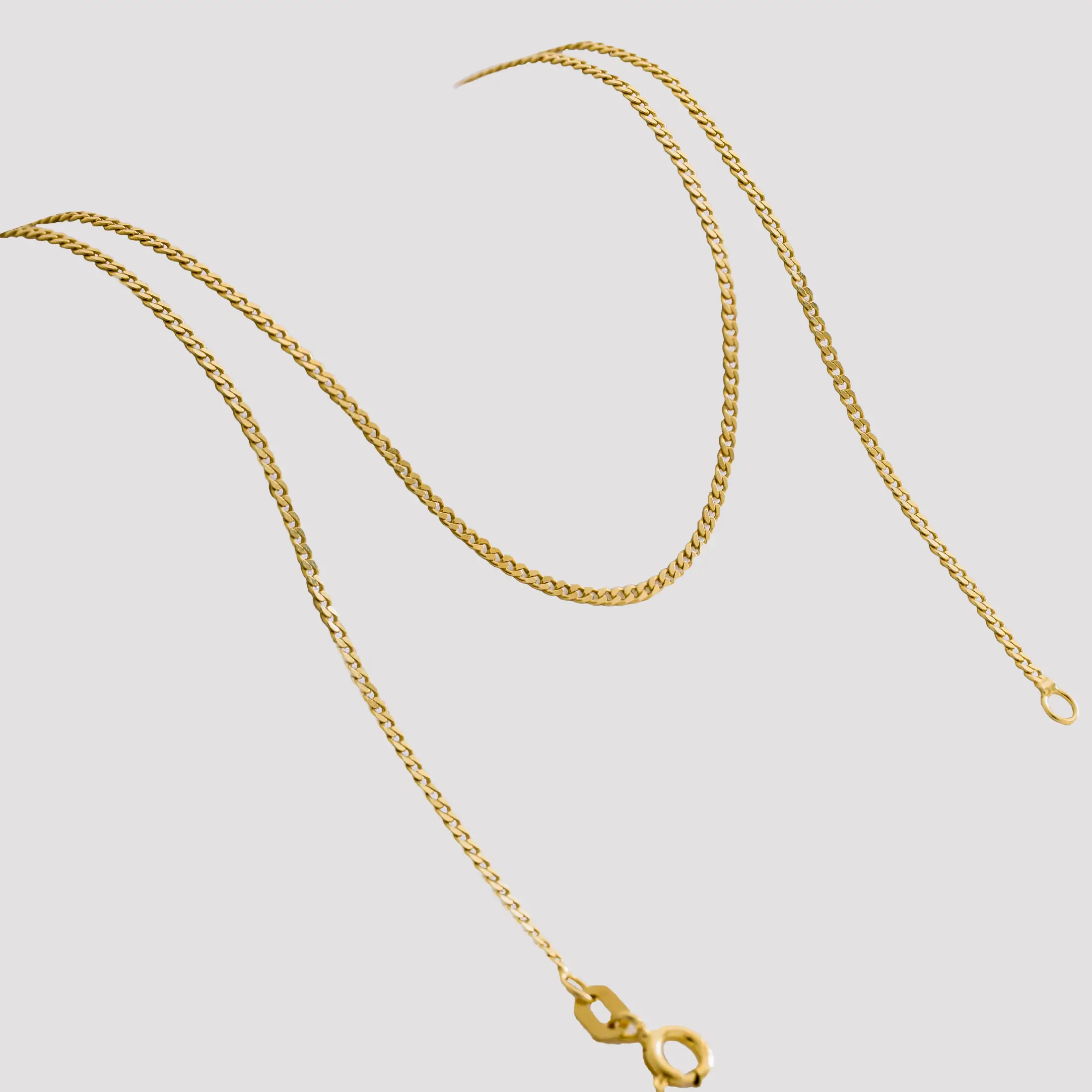 Cadena Cubanita IT 1.5 mm 40 cm - cadena en oro laminado 18k