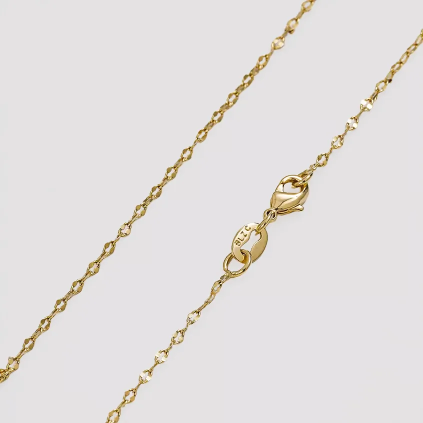 Cadena Espejo Mediana 45 cm - cadena en oro laminado 18k