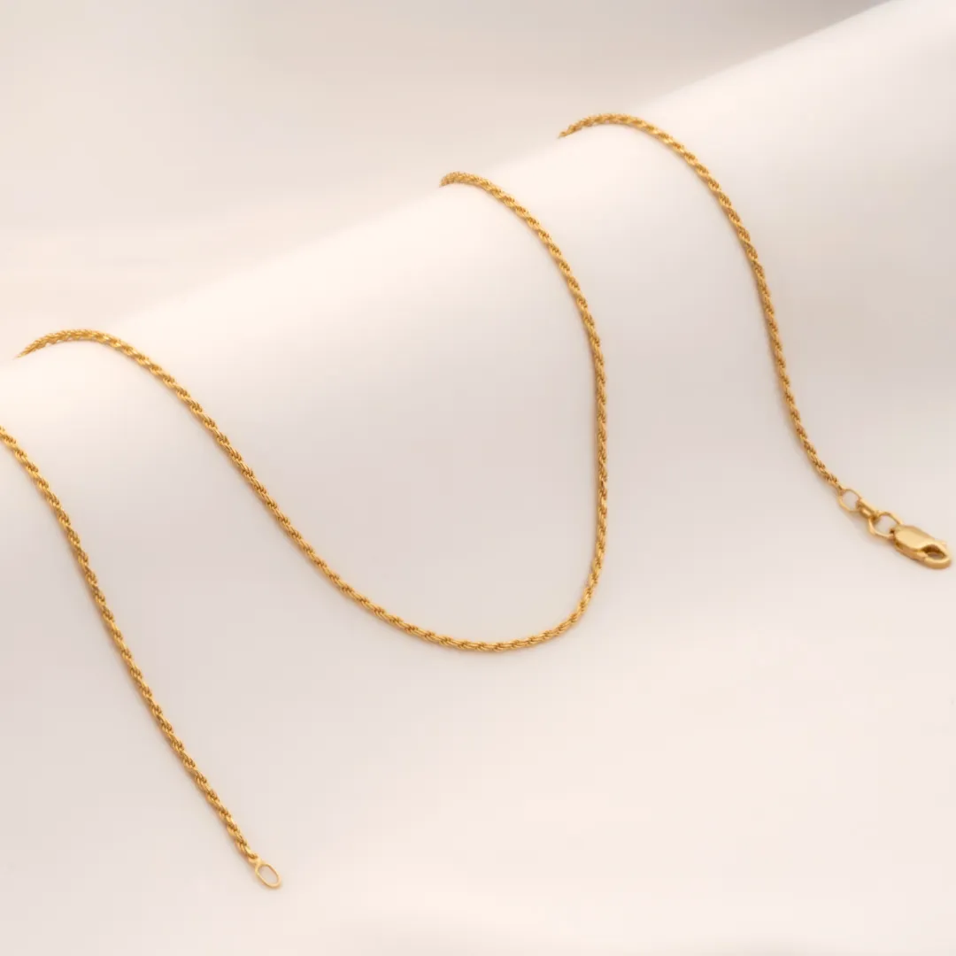 Cadena Lazito IT 1.3 mm 65 cm - cadena en oro laminado 18k
