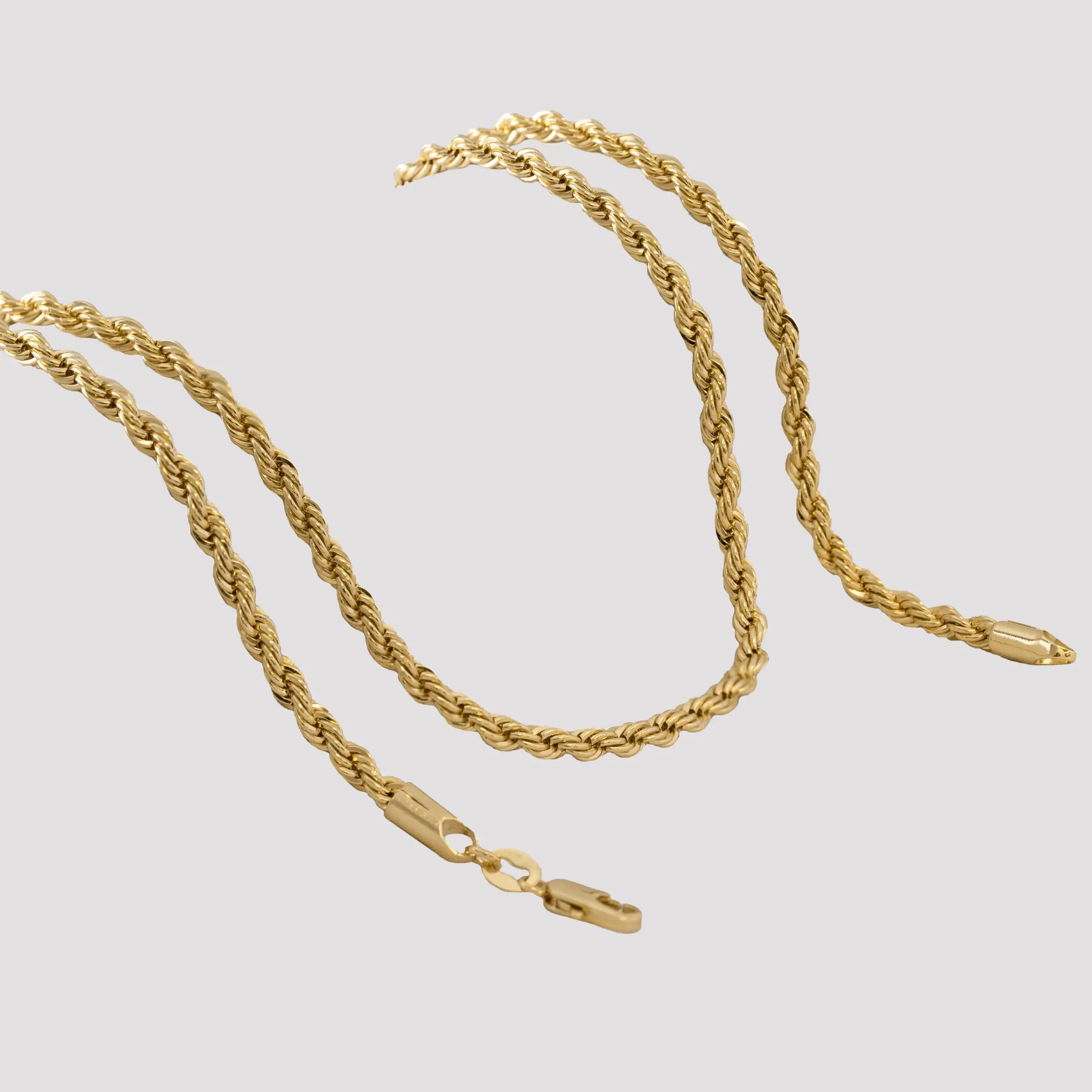 Cadena Lazo 3 mm 65 cm - cadena en oro laminado 18k