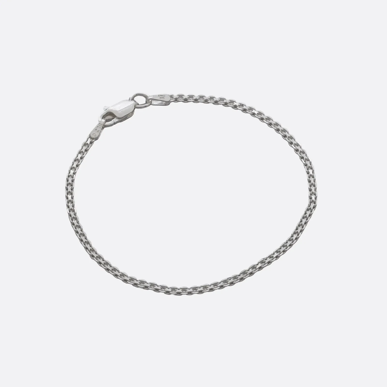 Pulsera Bismark Fina, pulsera bismark fina en plata