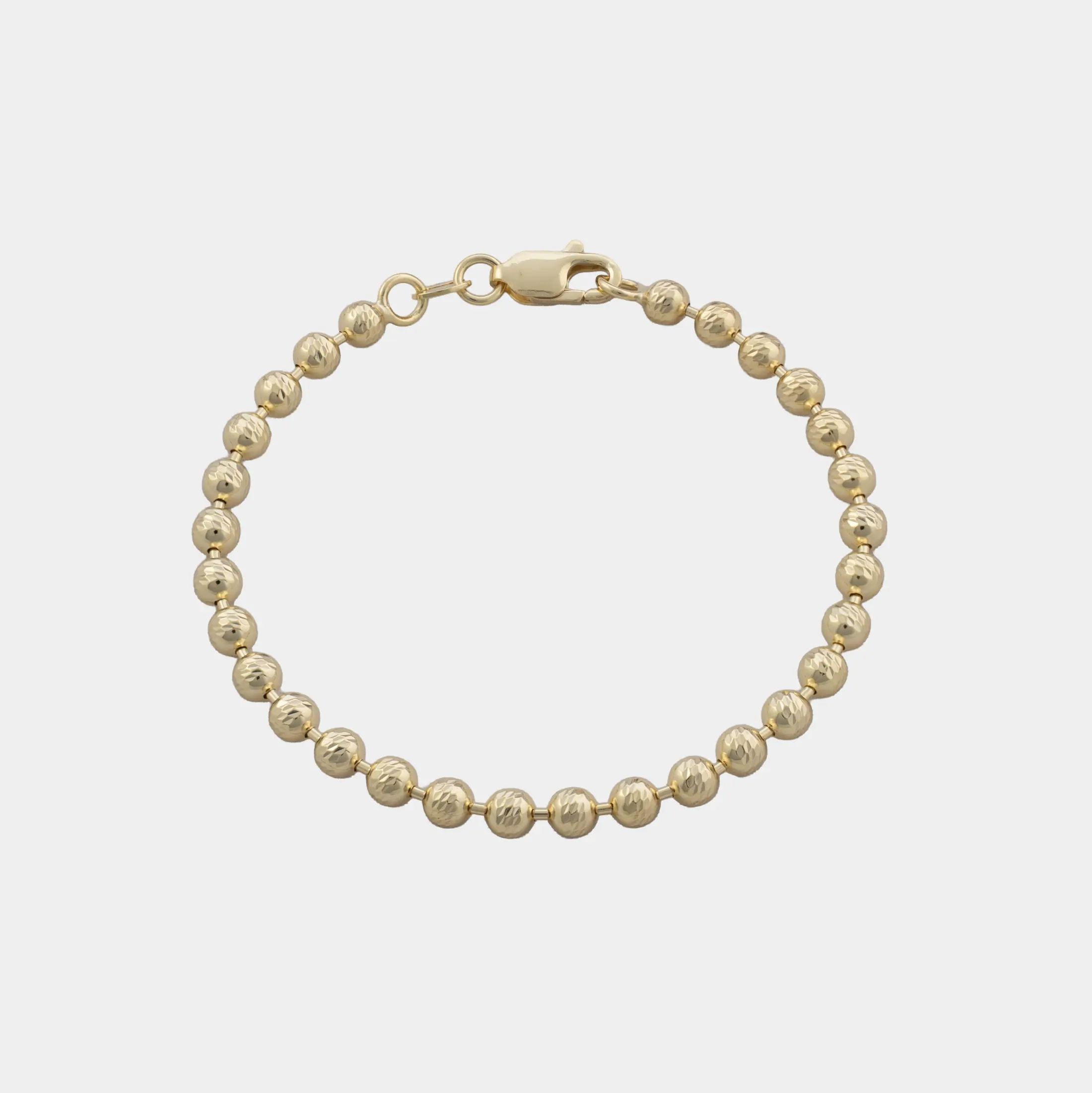 Pulsera Militar IT 19.5 cm - pulsera en oro laminado 18k
