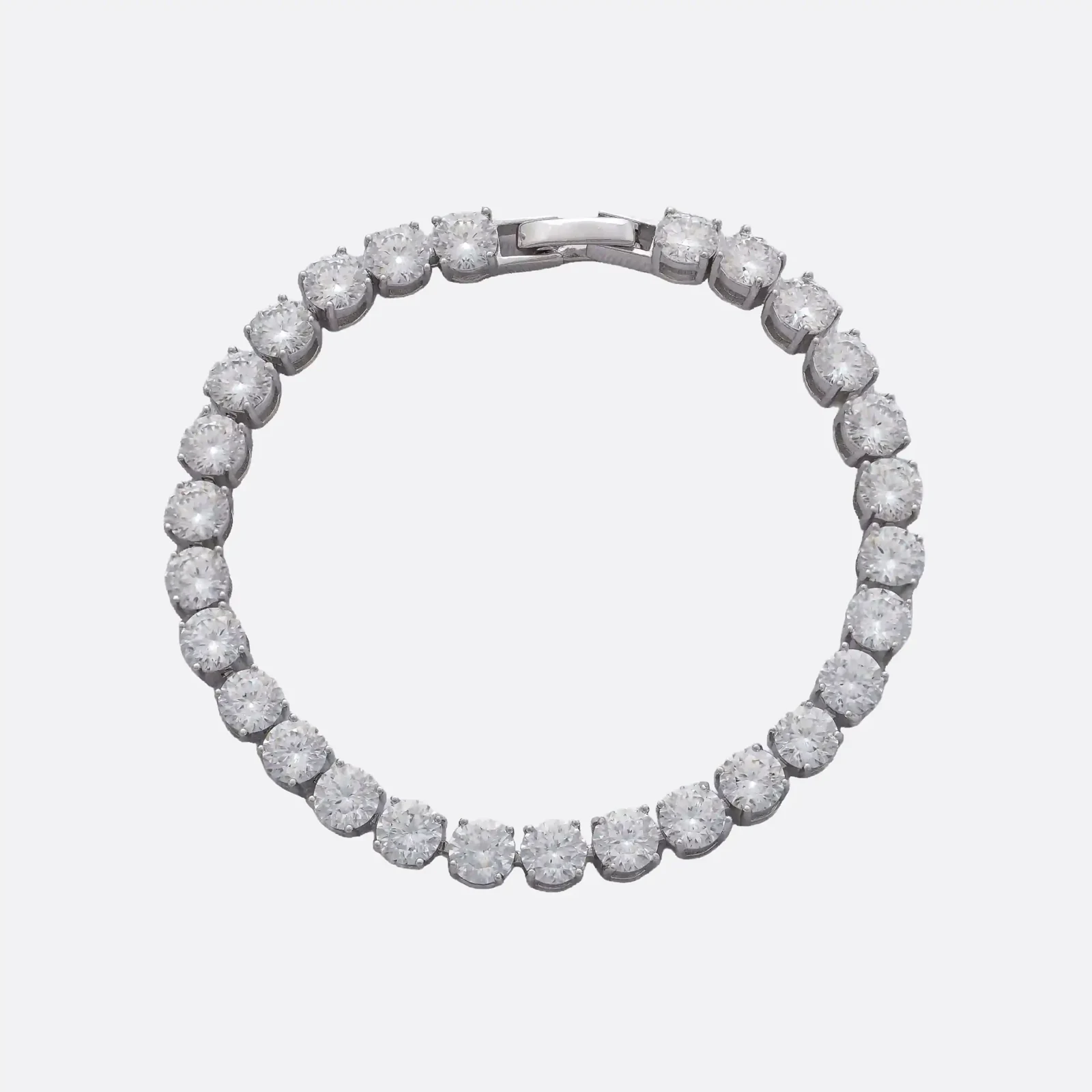 Pulsera Tennis Circonias Grandes, pulsera tennis de circonias grandes